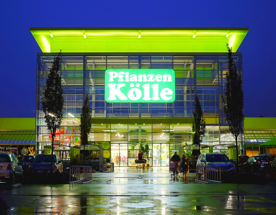 Pflanzen-Kölle garden centre in Nuremberg