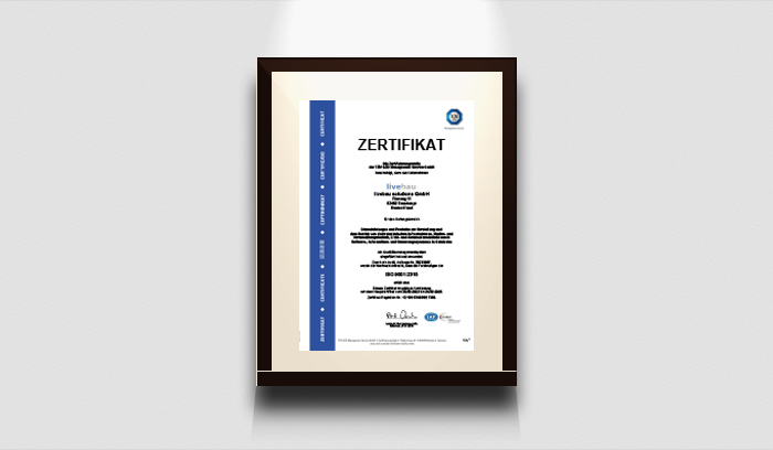 livebau TÜV Certificate